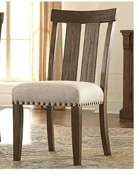 Wendota Dining Chair – Contemporary Upholstered Seat & Wooden Frame 1