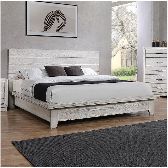 White Sands Upholstered Headboard And Footboard Set 1